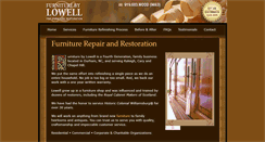 Desktop Screenshot of furniturebylowell.com